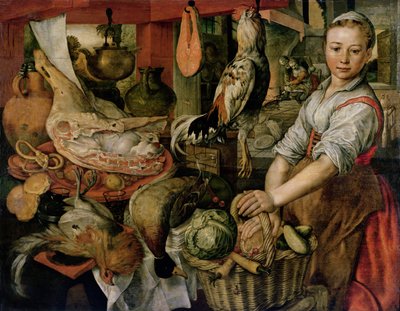 Kitchen Interior by Joachim Beuckelaer